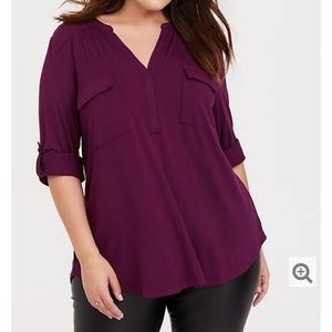 Harper Super Soft Burgundy Purple Pullover